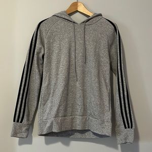 ADIDAS grey women’s hoodie, size S.